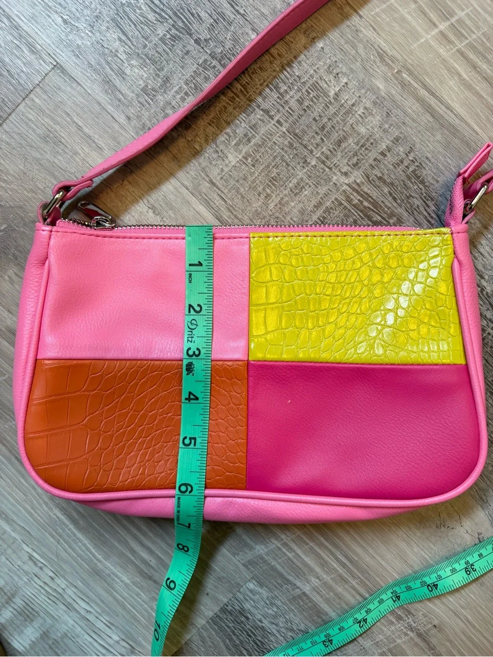 Wild Fable Colorblock Pink, Yellow & Orange Women’s Purse Fun For Summer